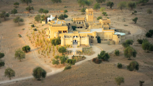 Mihir Garh from ariel view