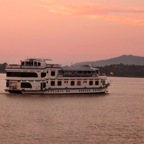 River boat cruise in Assam India
