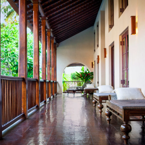 Galle Fort Hotel balcony