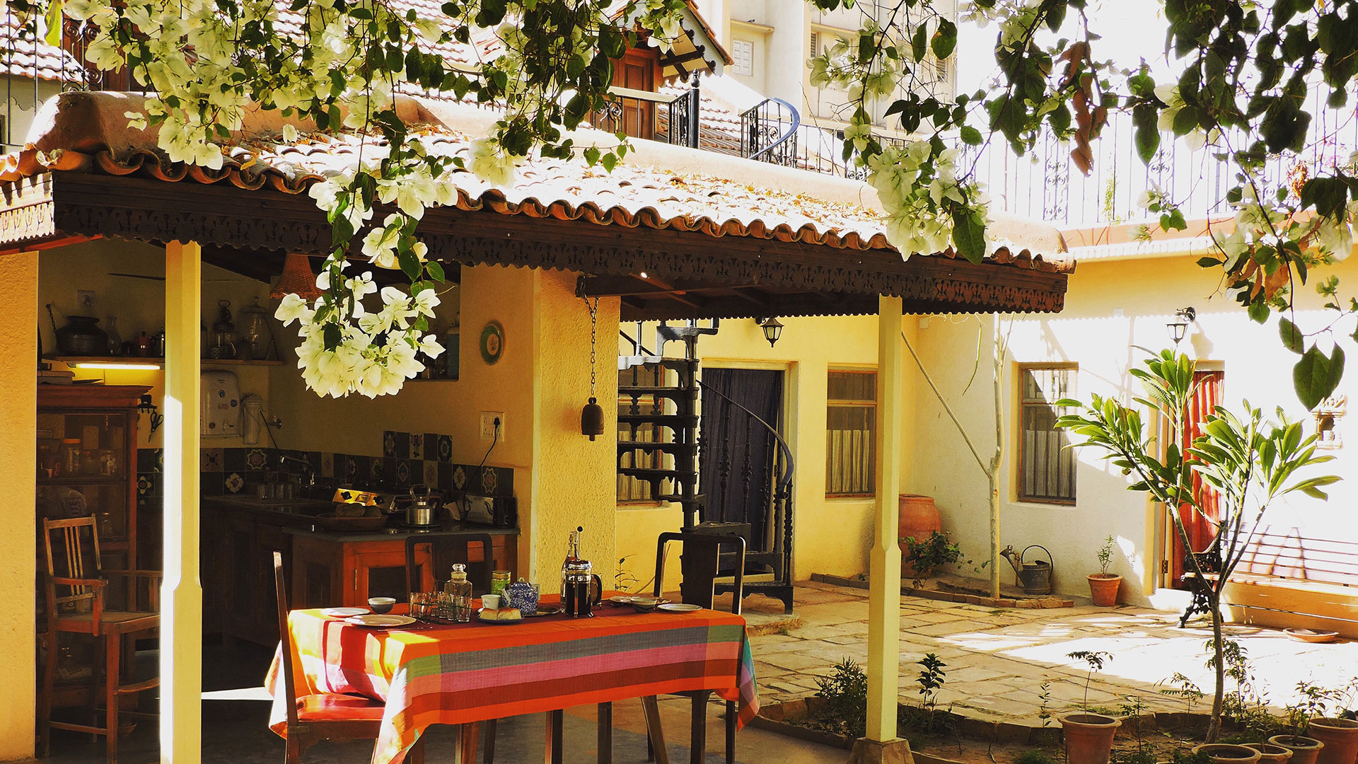 Bhuj house is a traditional Parsi courtyard homestay