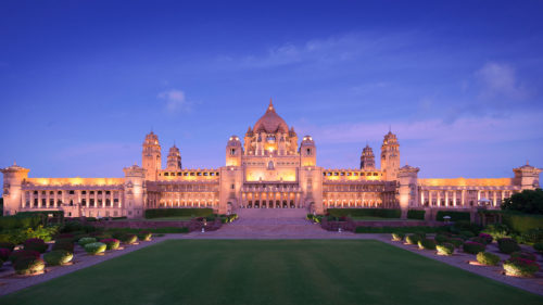 Outside view of Taj Umaid Bhawan Palace