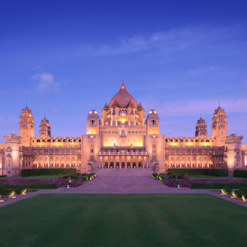 Outside view of Taj Umaid Bhawan Palace