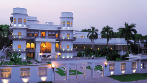 Taj Usha Kiran Palace at sunset