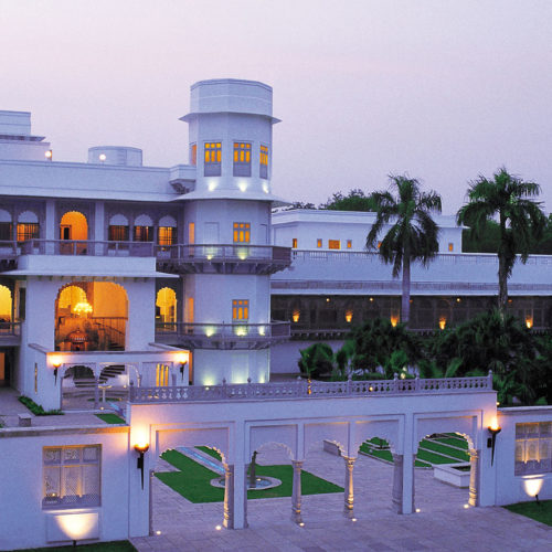 Taj Usha Kiran Palace at sunset