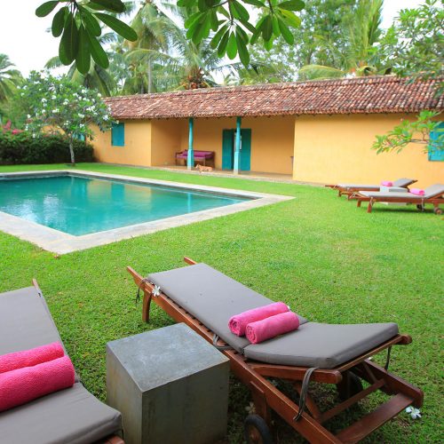 Pool and Garden at The Last House