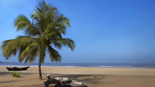 Beach at The Leela, Goa