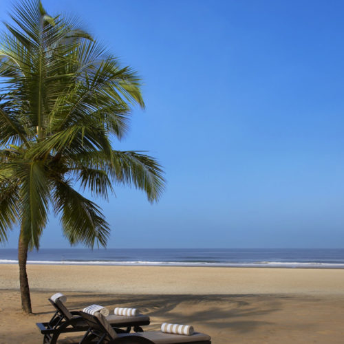 Beach at The Leela, Goa