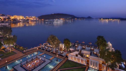 The Leela Palace, Udaipur at night