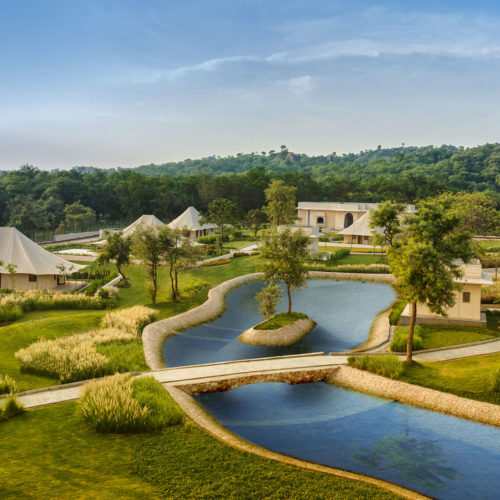 Ariel view of The Oberoi Sukhvilas