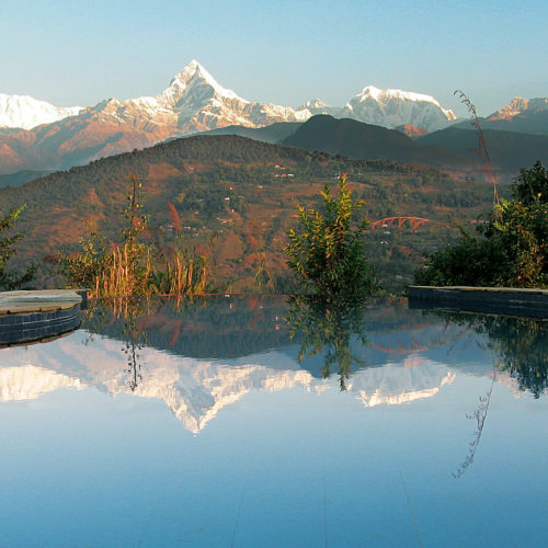 View of Tiger Mountain with swimming pool