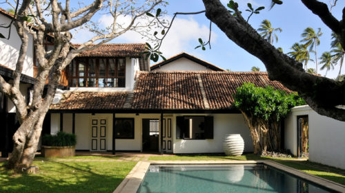 Poolside at Villa Bentota