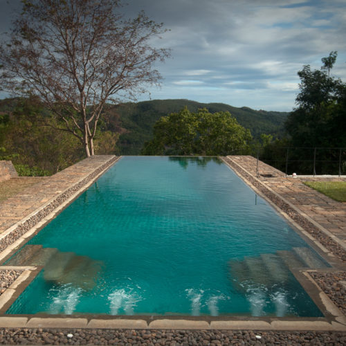 The infinity pool at the living-heritage-koslanda hotel