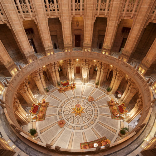 Main dome at the Taj Umaid Bhawan Palace