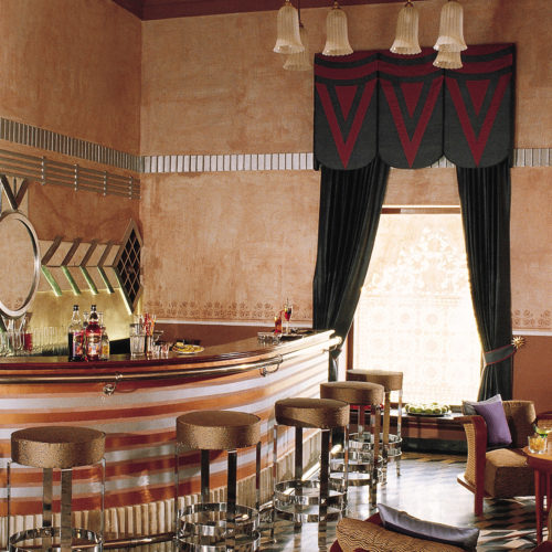 Bar area at the Taj Usha Kiran Palace