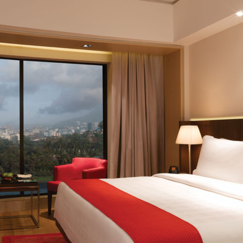 Trident Bandra Kurla bedroom view