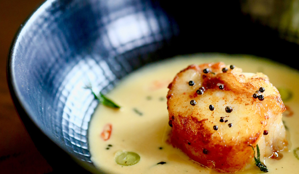 Chef Nayak's food, like this Keralan uni moilee, is a balance of the modern and traditional © Chef Hari Nayak