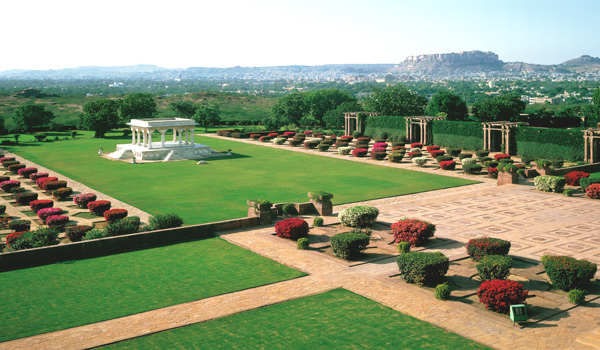 The Umaid Bhawan Palace isn't only famous for being one of the world's largest homes - its gardens are well-known, too © Taj Hotels