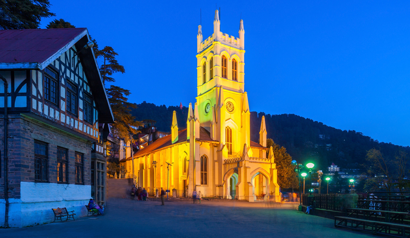 Landmarks in India | Mall Road Shimla