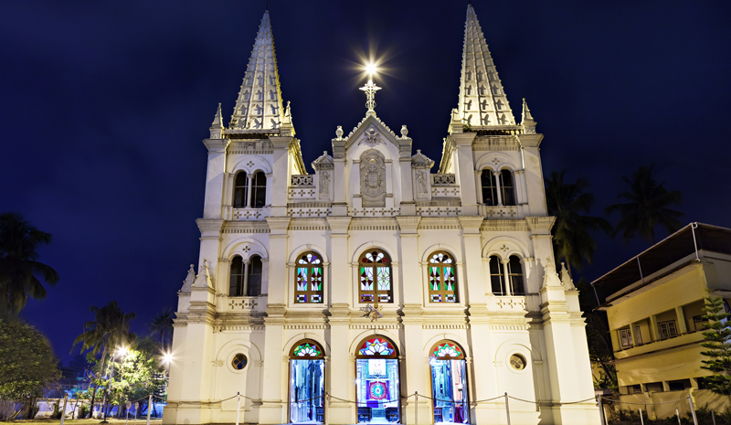 Christmas in India | Santa Cruz Basilica