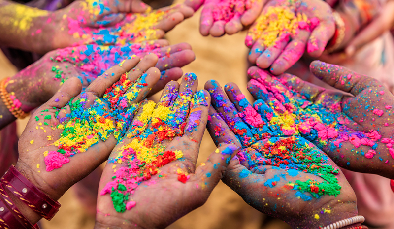 Where to Celebrate Holi | color