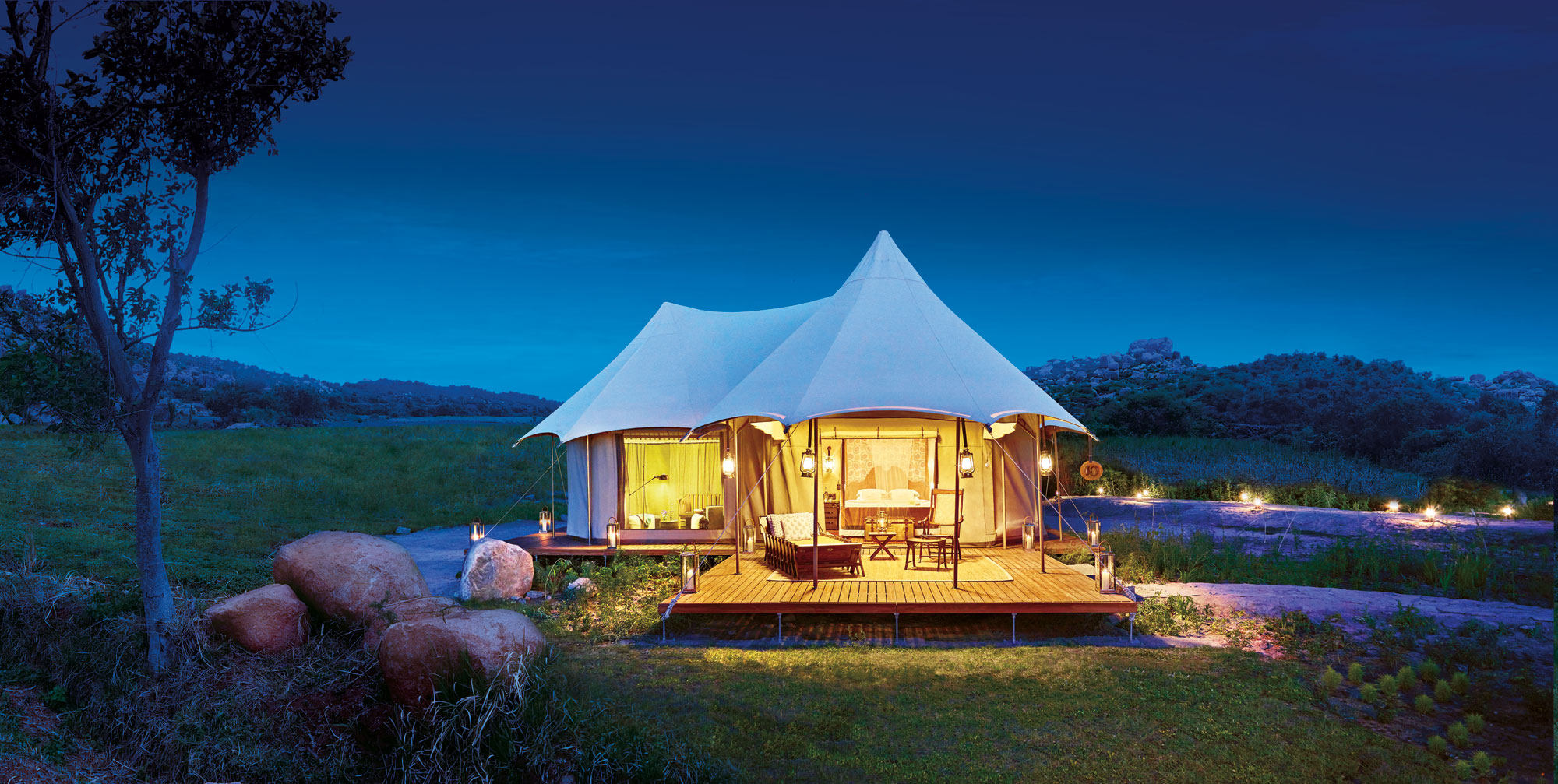 Header Hampi Kishkinda tent credit The Ultimate Travelling Camp World Class and World Heritage: Hampi's Kishkinda Camp