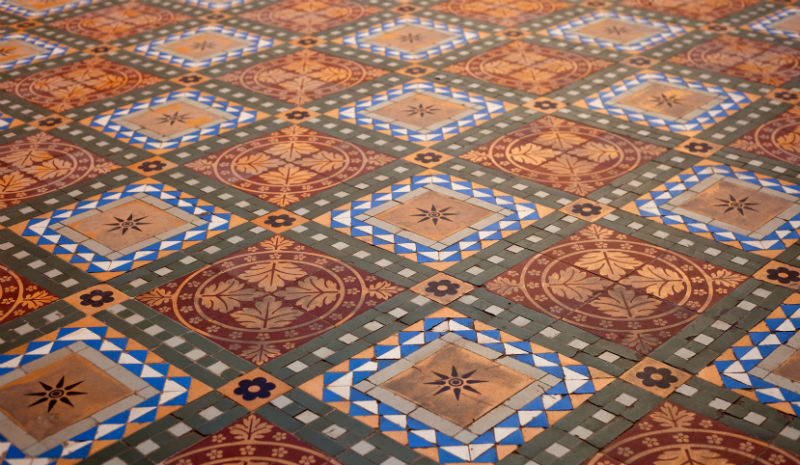 Tamil Nadu Handicrafts | Tiled floor