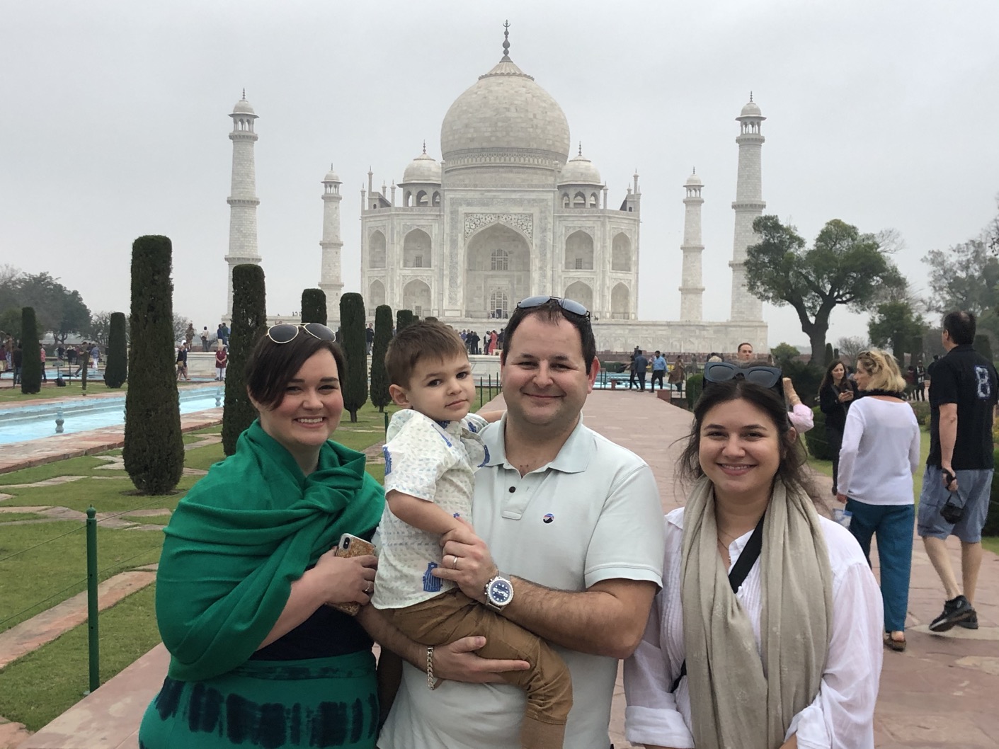 A highlight on our family India tripThe Taj Mahal