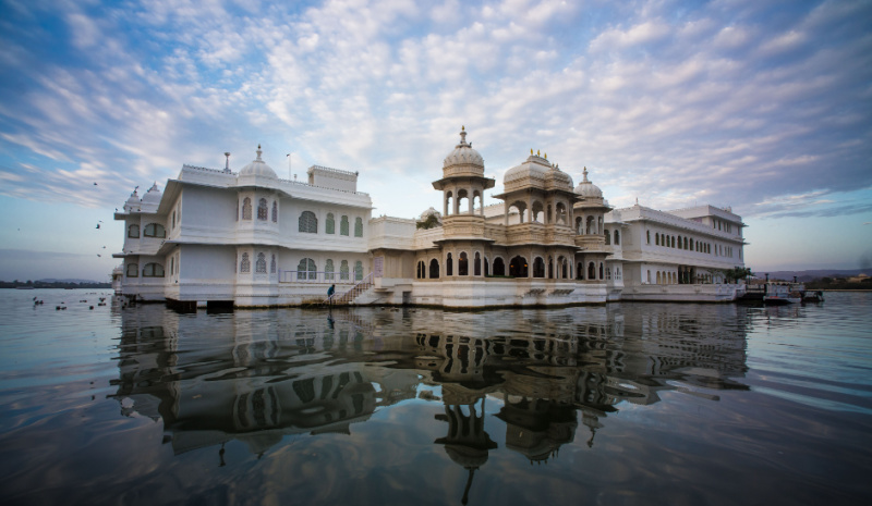 Fort and palace hotels in Rajasthan - Taj Lake Palace in India