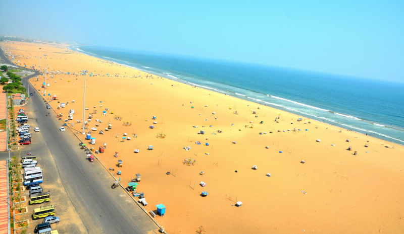 Family guide to Tamil Nadu - Marina Beach