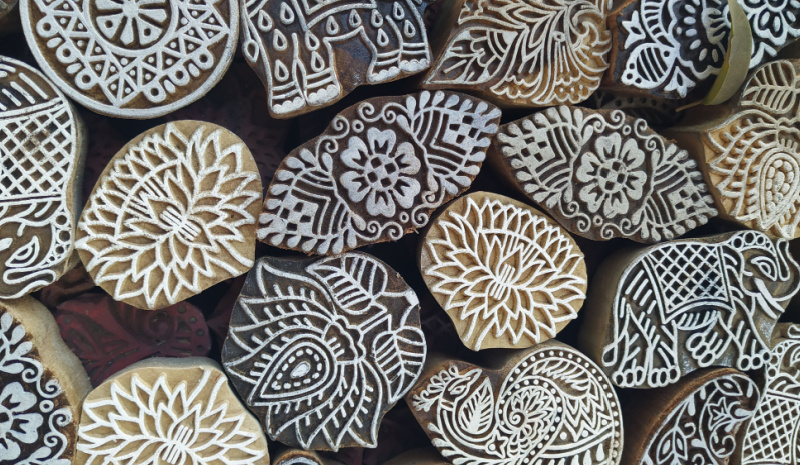 Meet locals in Jaipur - woodblock printing