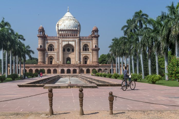 Bicycle at the Safdarjung's Tomb, New Delhi, India