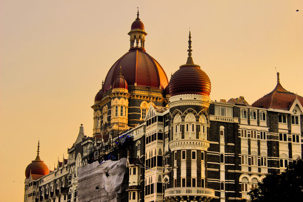 Indian Taj Mahal Palace Hotel in Mumbai